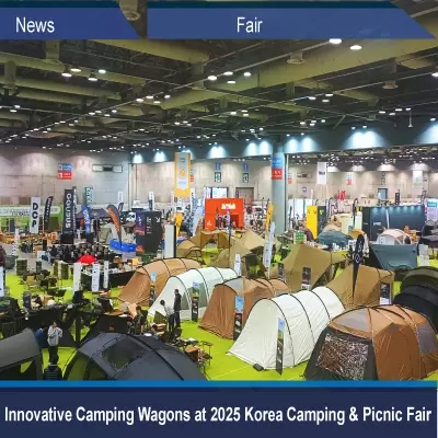 Innovative Camping Wagons på 2025 Korea Camping & Picnic Fair
